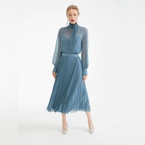 Max Mara - Malizia chiffon dress in size US 0